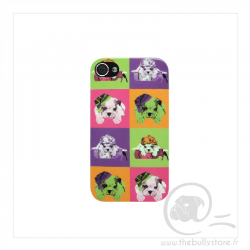 Coque iPhone 5/5S motif Bull Dogs
